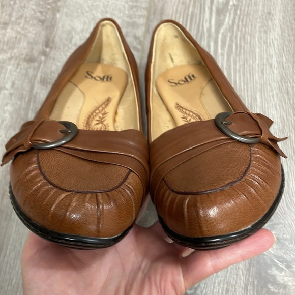 NWOT Sofft Seryn 1018000 Brown Leather Pump Heel 9M - Picture 12 of 15